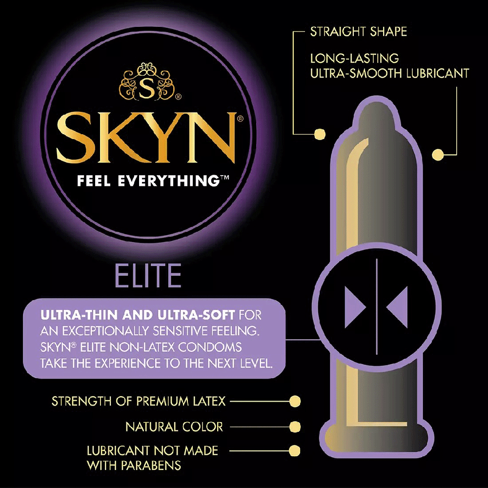 SKYN Elite Non-Latex Lubricated Condoms (46 ct.) - Image 3