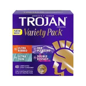 Trojan Variety Pack Premium Latex Condoms (40 ct.)