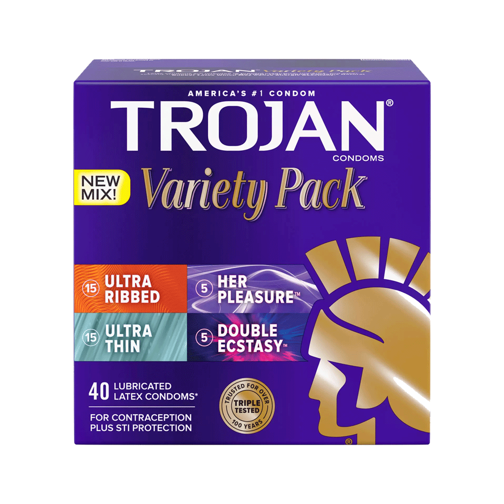 Trojan Variety Pack Premium Latex Condoms (40 ct.)